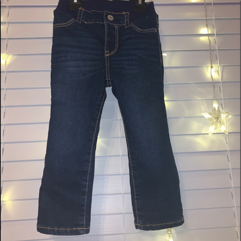 Gap dark blue denim jeans toddler 3 years